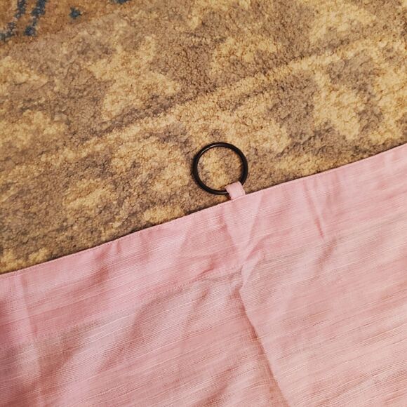 Pottery Barn Kids Outlet Silk Cotton Blend Curtain Panels 42x84 Baby Pink - Picture 4 of 10